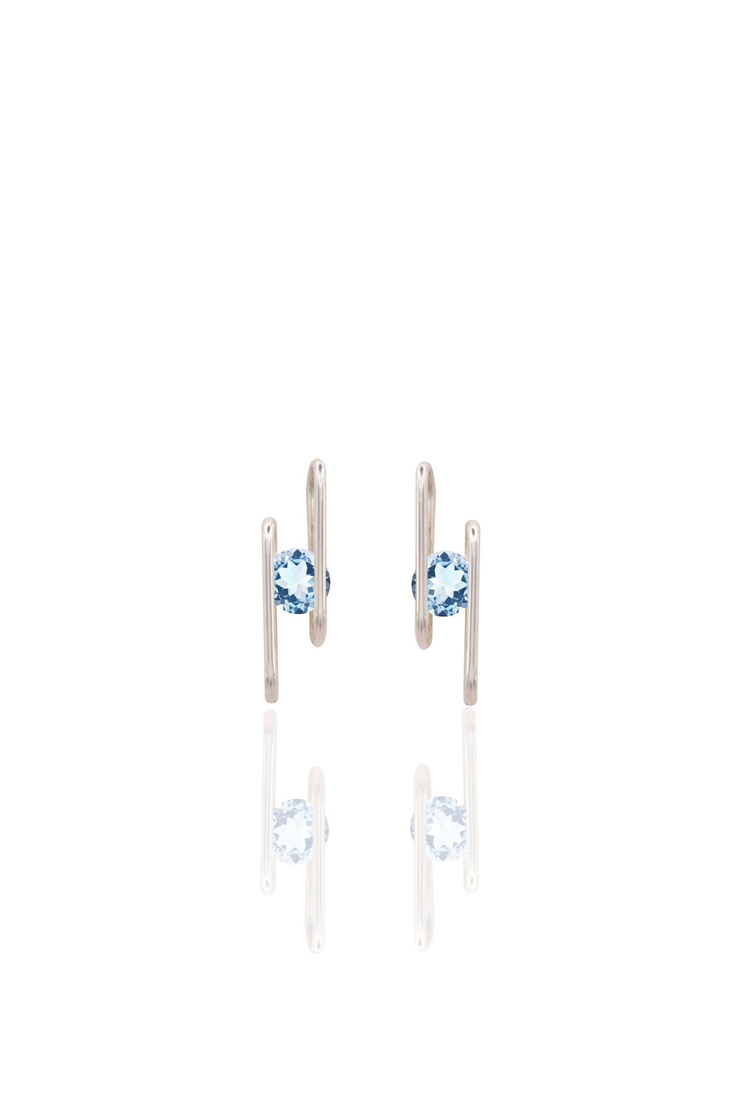 Sky Topaz Studs