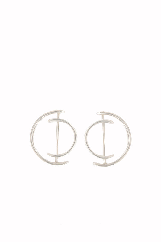 Orb Earrings (Silver)