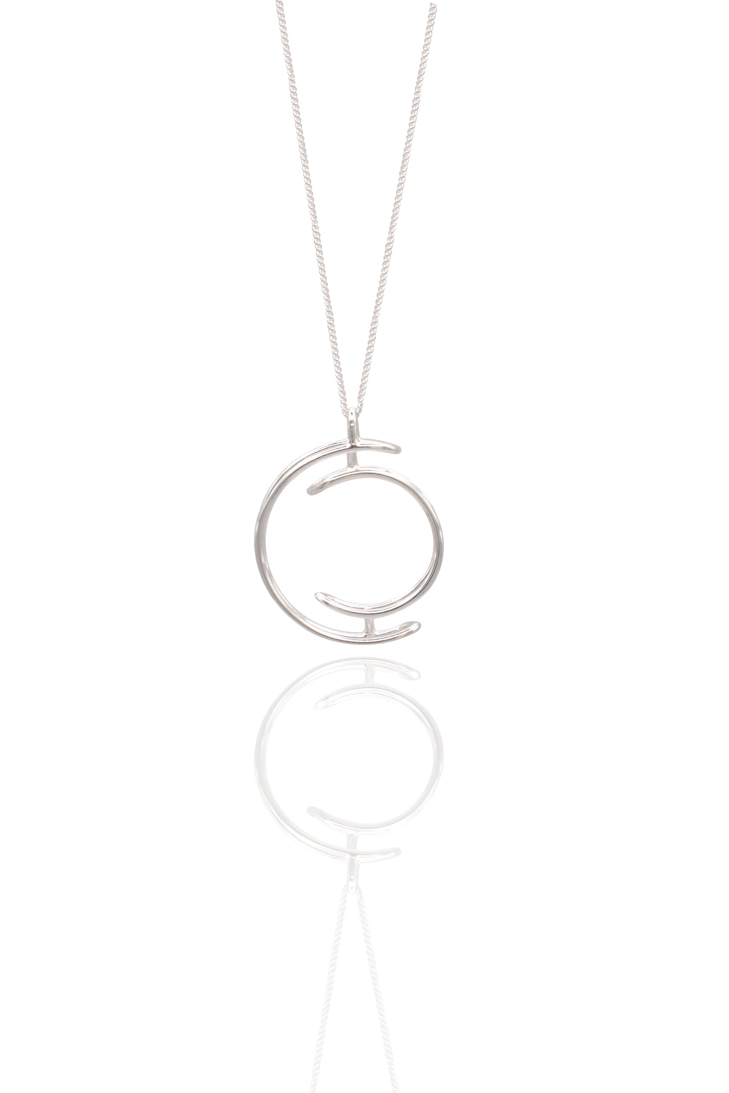 Orb Necklace Silver