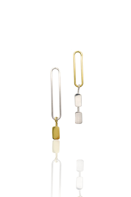 Mismatch Cascade Earrings