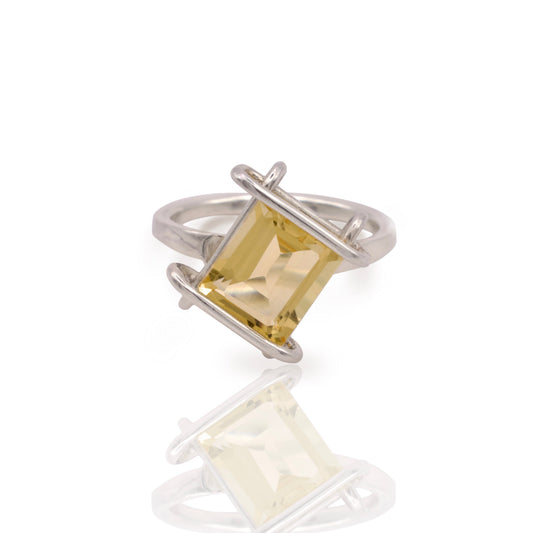 Citrine Capture Ring