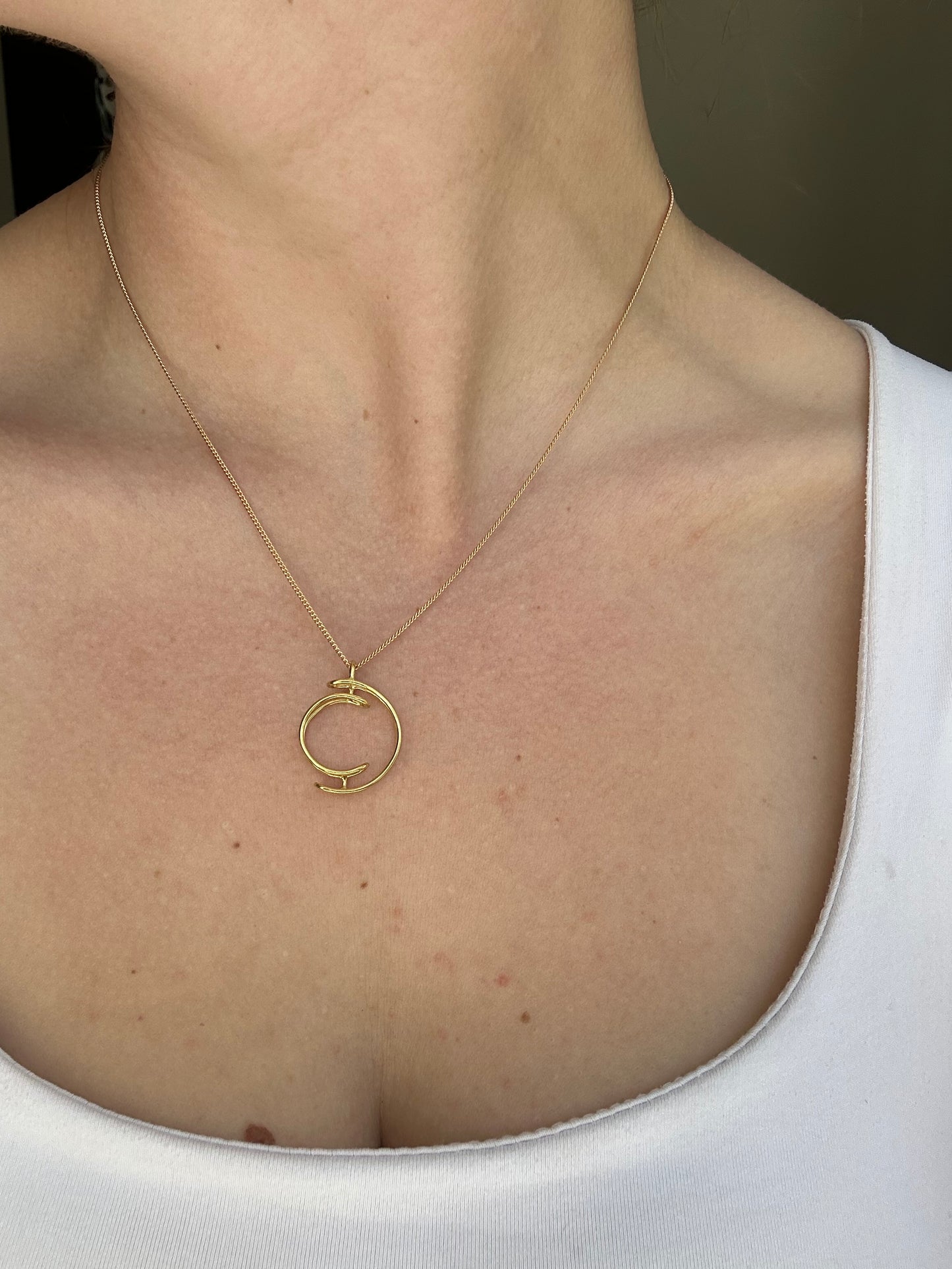 Orb Necklace (gold plated)
